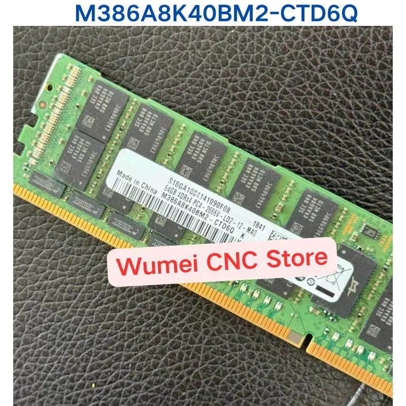 Second-hand test OK original Server Memory For RAM 64GB 4DRx4 DDR4 2666 PC4-2666V M386A8K40BM2-CTD6Q