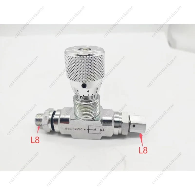 3-8-bidirectional-hydraulic-flow-control-restrictor-valve-with-stb-g3-8-l08-connector