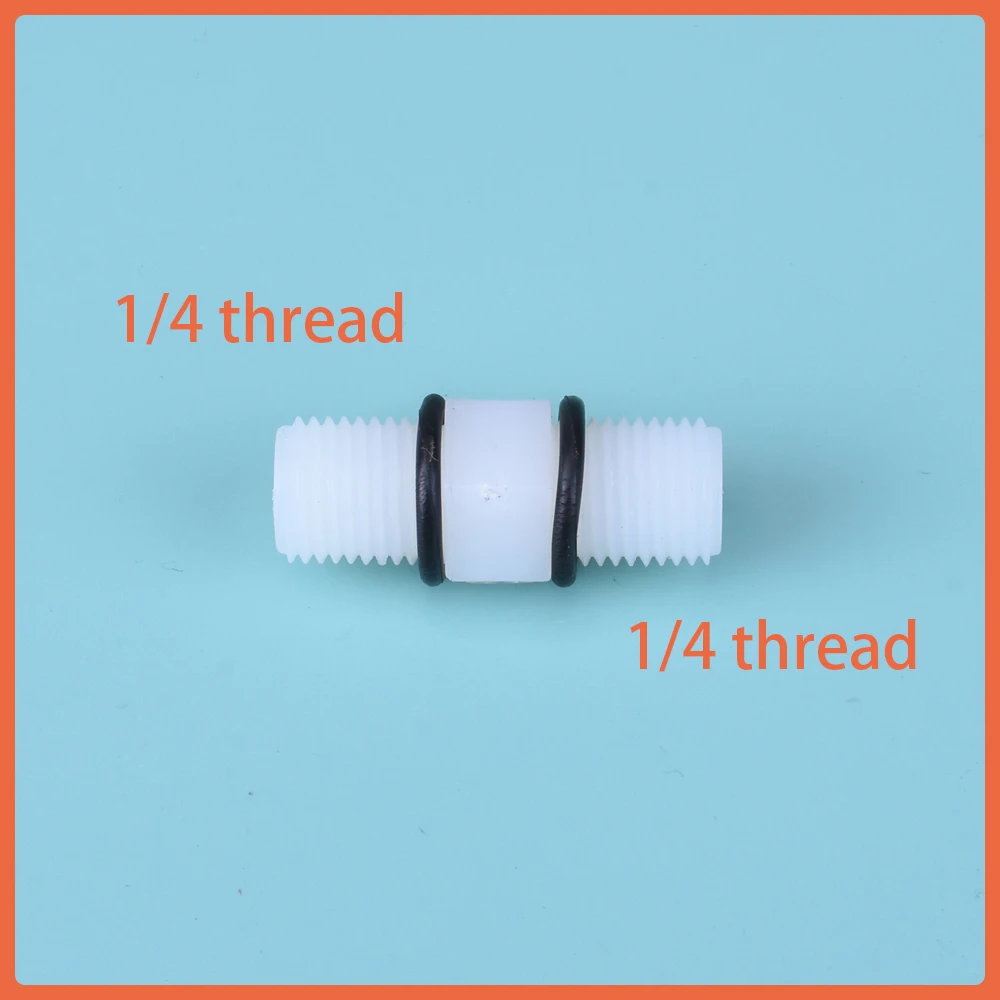 Accesorios de tubería de plástico, rosca macho de 1/4 ", 3/8", 1/2 ", 3/4", conector rápido, filtro RO para acuario, filtro de agua de ósmosis inversa