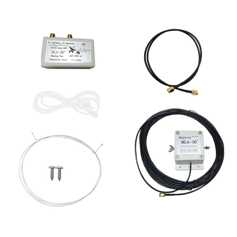 MLA-30+ Plus Upgrade Loop Antenna Active Receiving 100Khz-30Mhz Short Wave Radio