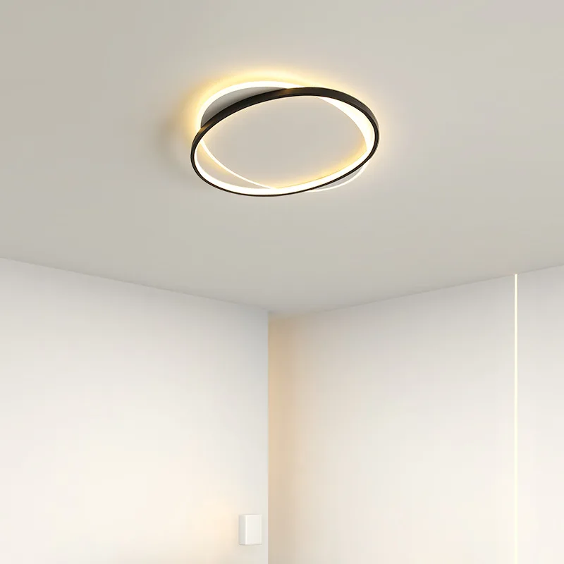 Luz criativa do teto da arte do ferro, luminária ultra fina e minimalista, moderna, simples e personalizada, nova