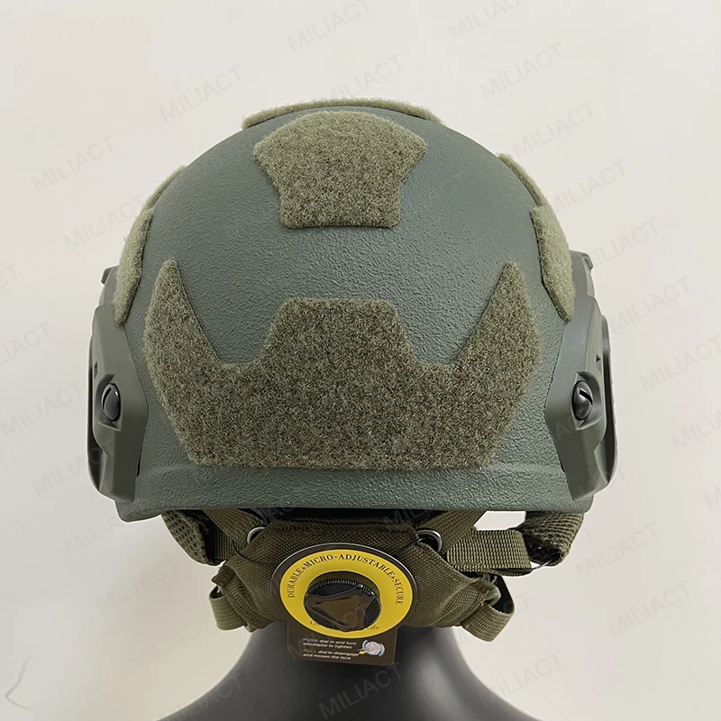 Imagem -05 - Capacete Tático Rápido para Caça ao ar Livre Capacete High Cut Sistema do Forro de Segurança Uhmwpe Nij Iiia