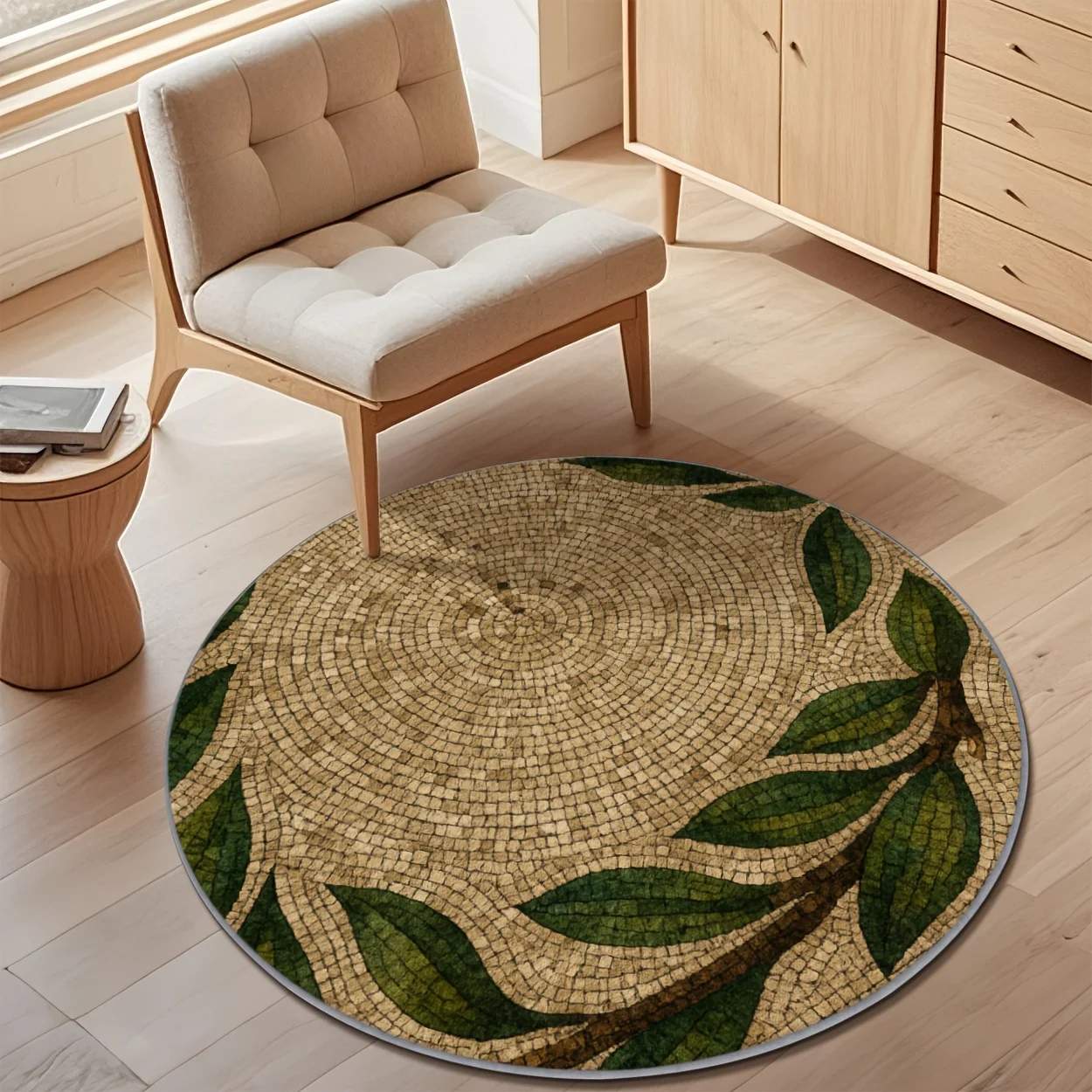 Wabi-Sabi Straw Woven Rattan T - đánh giá và giá Chair Mat Hard Floor