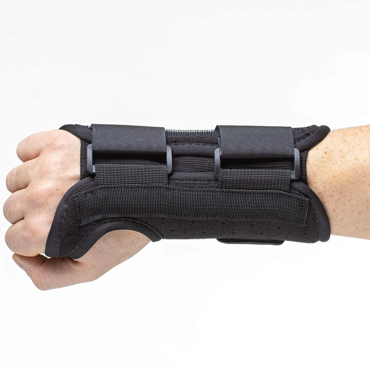 Wrist Brace Support with 2 Straps and Metal Splint Stabilizer Relieve Tendinitis Arthritis Carpal Tunnel Pain for Men Women