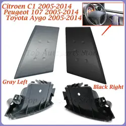 Gray or Black Inner Handle For Peugeot 107 Toyota Aygo Citroen C1 2005-2014 Door Buckle Hand Cover Door Armrest Base For BYD F0