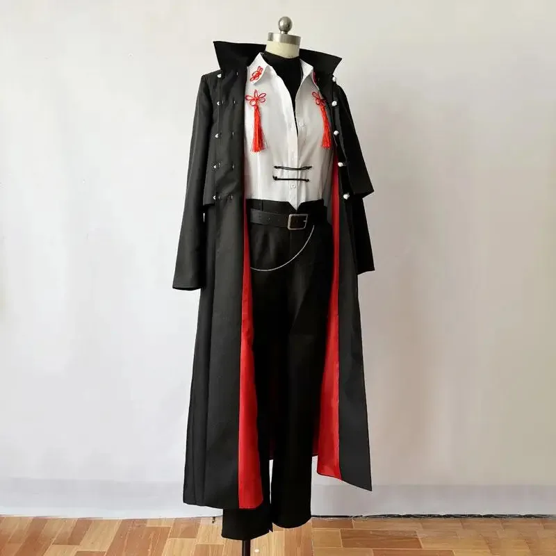 ♥   2025 novo link clique veia traje cosplay prop longo xiao weiying casaco calças homens holloween roleplay bridon arco di ★ ☆ ly99