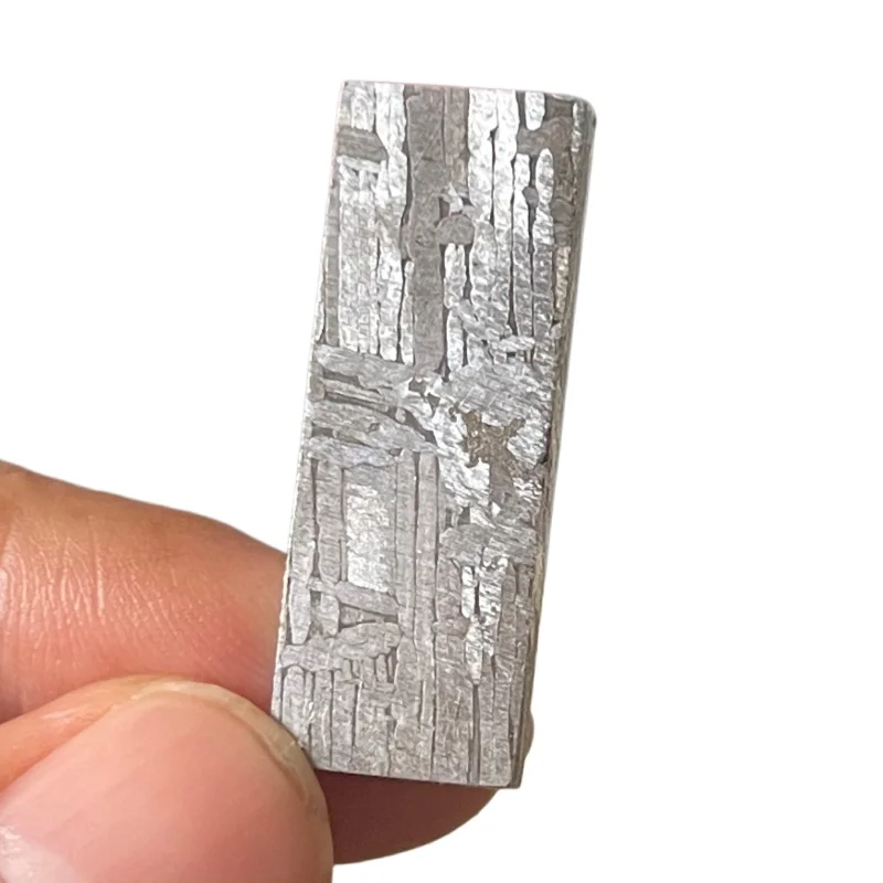 9.4g Muonionalusta Meteorite Slice Natural Iron Meteorite Material Specimen Meteorite Slice Collection -TC762