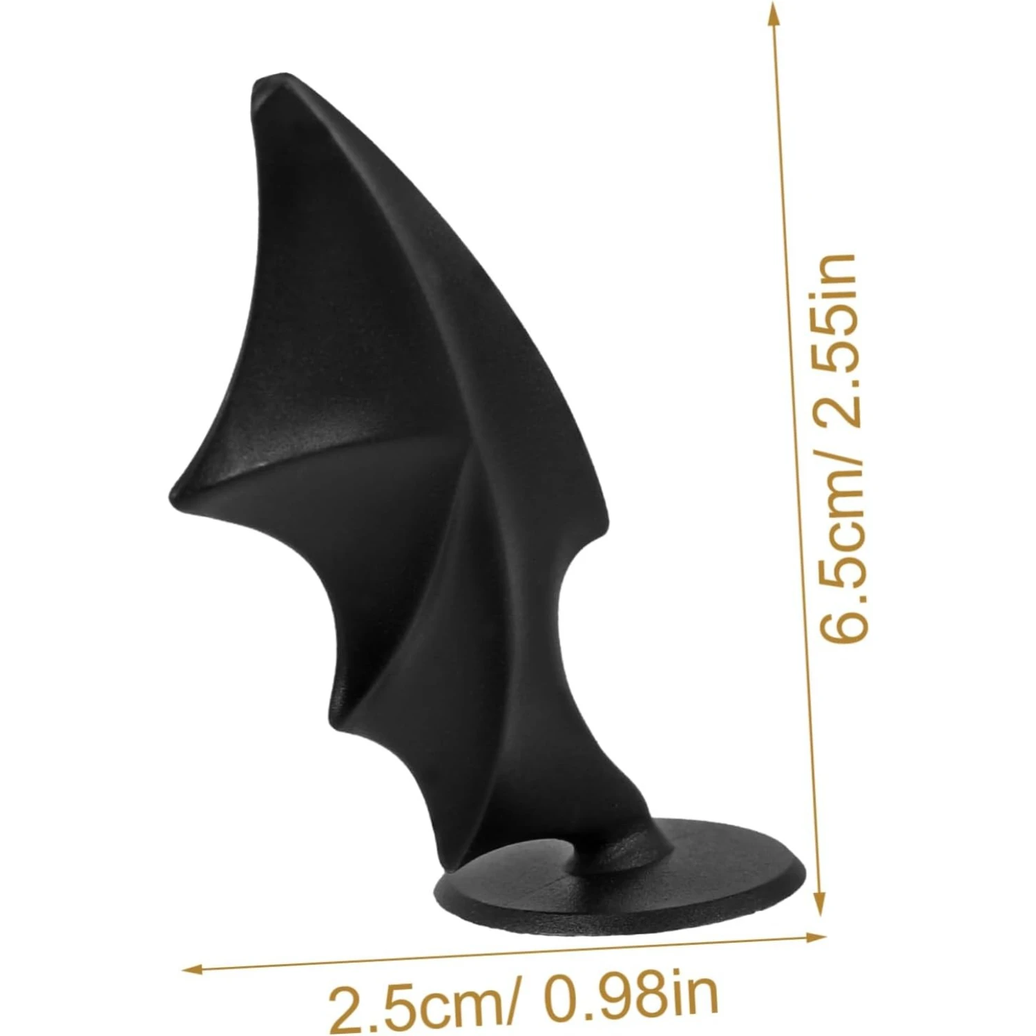 Decoración de Cuernos de Murciélago y Diablo para Casco de Motocicleta de Halloween, Plástico ABS, Accesorios Universales para Casco de Motocicleta, Bicicleta y Esquí