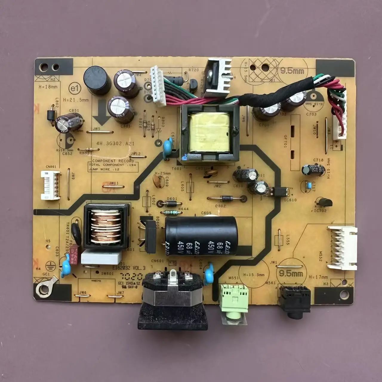 

ПЛАТА ПИТАНИЯ KG251Q 4H.3G302.A22/21