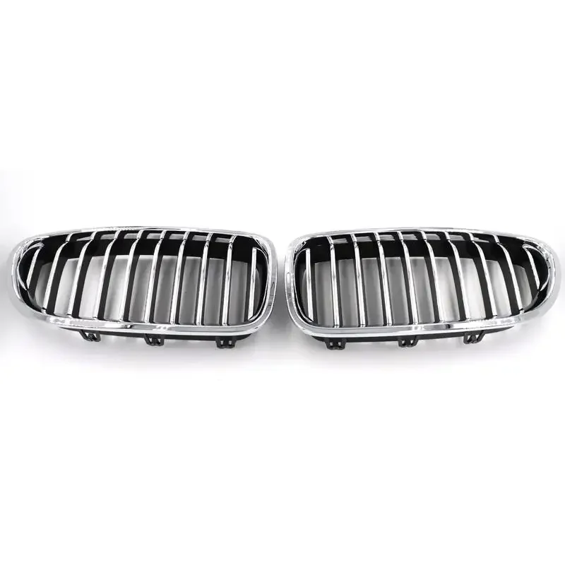 

51137412323 51137412324 Подходит для Bmw 5 Series F10 550i 535i 535d 528i 2014-2016 Передний верхний радиатор Полностью хромированная решетка
