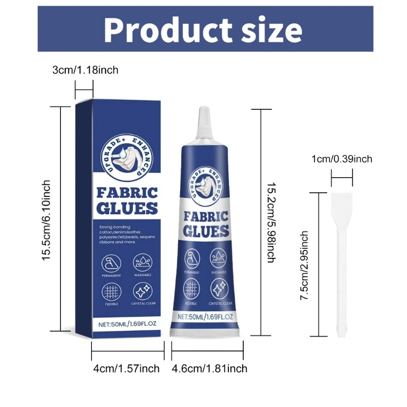 กาวติดผ้าอเนกประสงค์ กาวติดผ้าแห้งเร็ว กาวติดผ้า