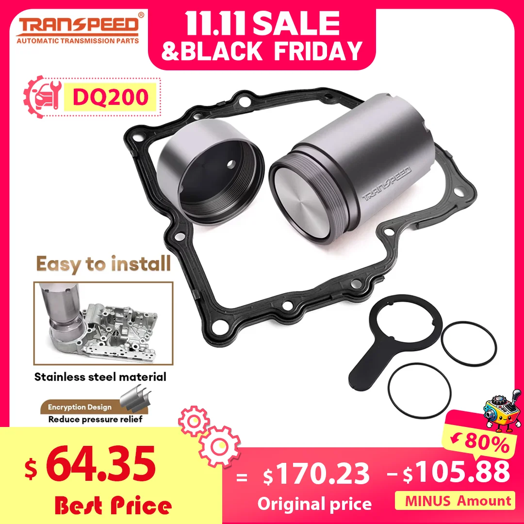 

TRANSPEED 0AM DQ200 DSG Transmission Improve Accumulator Mechatronic Repair Kit 7 Speed For VW AUDI