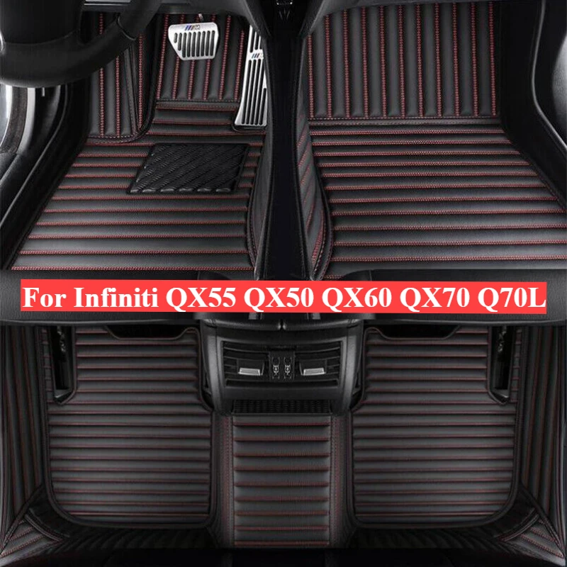 

Автомобильные коврики на заказ для Infiniti QX55 QX50 QX60 QX70 Q70L 2013-2024 кожаные коврики автомобильные аксессуары для интерьера грузовика