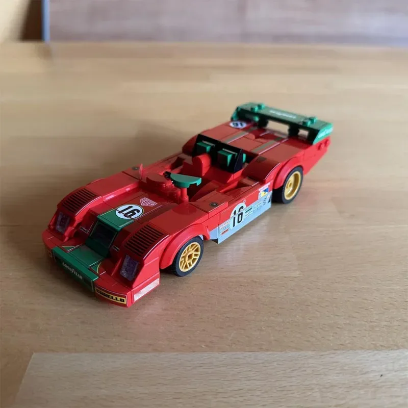 

MOC-222349 Новый городской спортивный гоночный автомобиль, модель строительного блока, 280 деталей, игрушка-конструктор на день рождения, подарок для мальчиков и детей