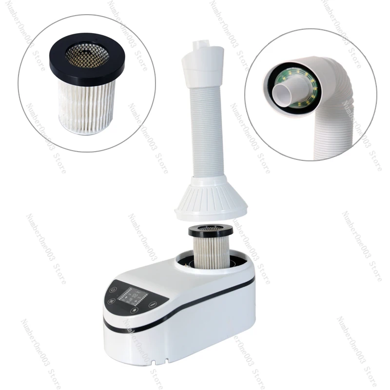 Dental Denture Technician Grinding Vacuum Cleaner Manicure Desktop Vacuum Cleaner Touch Screen Engraving Dust Collector With
