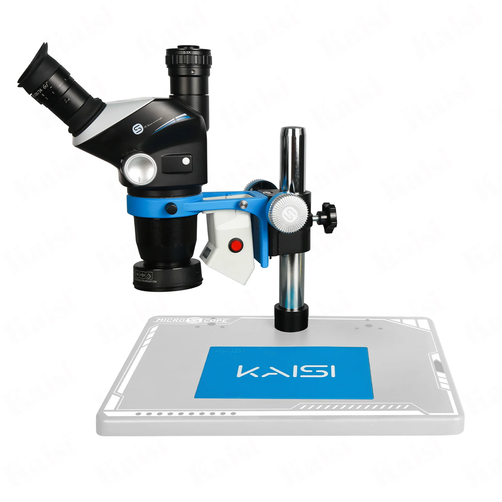 

New Generation Kaisi S8 Trinocular Microscope Greenough Optical System High Color Fidelity Comfortableviewing Experience