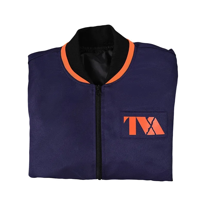 وولف لوجان تأثيري الخيال الأزرق سترة غير رسمية 2024 فيلم الموت 3 خارقة زي تمويه الكبار الرجال لعب الأدوار فانتازيا وتتسابق