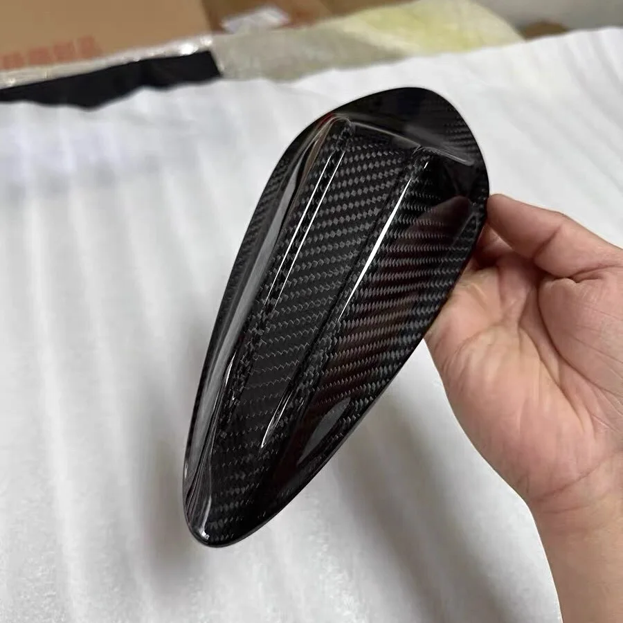 ل BMW G87 M2 G80 G81 M3 G82 M4 غطاء هوائي الكربون الجاف عصا على G42 M240i M34i M440i G22 الكربون الحقيقي زعانف القرش