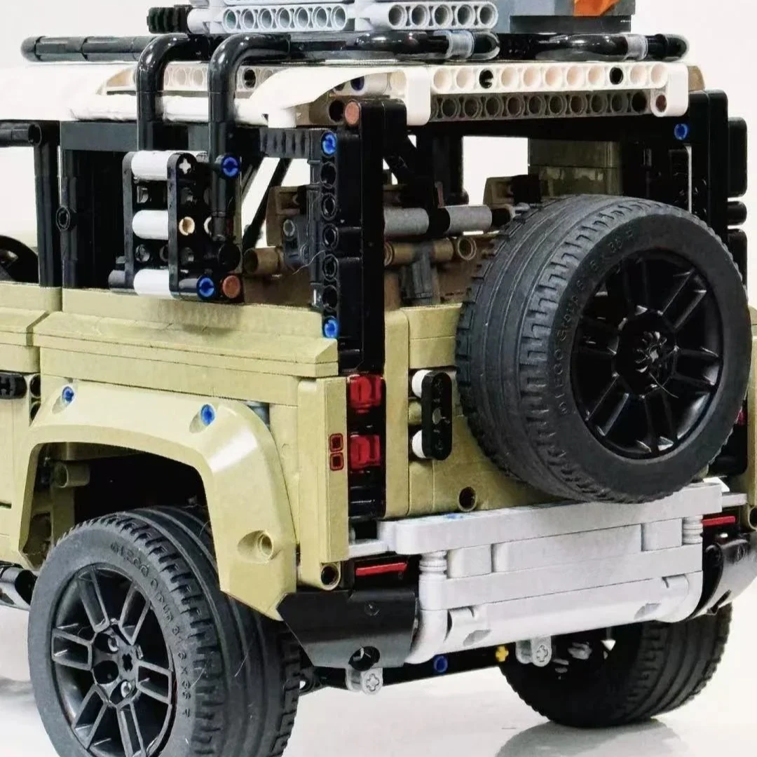 2573PCS Technical Land Off-road Defender Sports Car Building Blocks Set Model MOC Vehicle Toys Bricks for Boys Adult Gifts