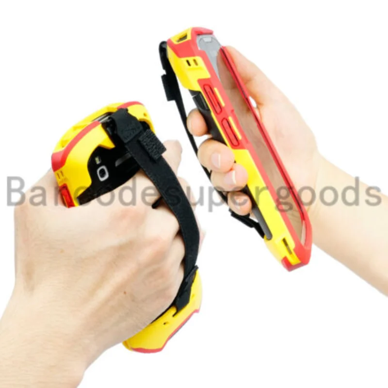 

Red Yellow Protective Cover Case with Handstrap Bumper Rugged Boot for Zebra TC51 TC56 TC52