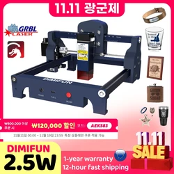 Mini Laser Engraving Machine 2.5W High Precision Laser Cutting Machine Lightburn LaserGRBL CNC Wood Board Acrylic Leather