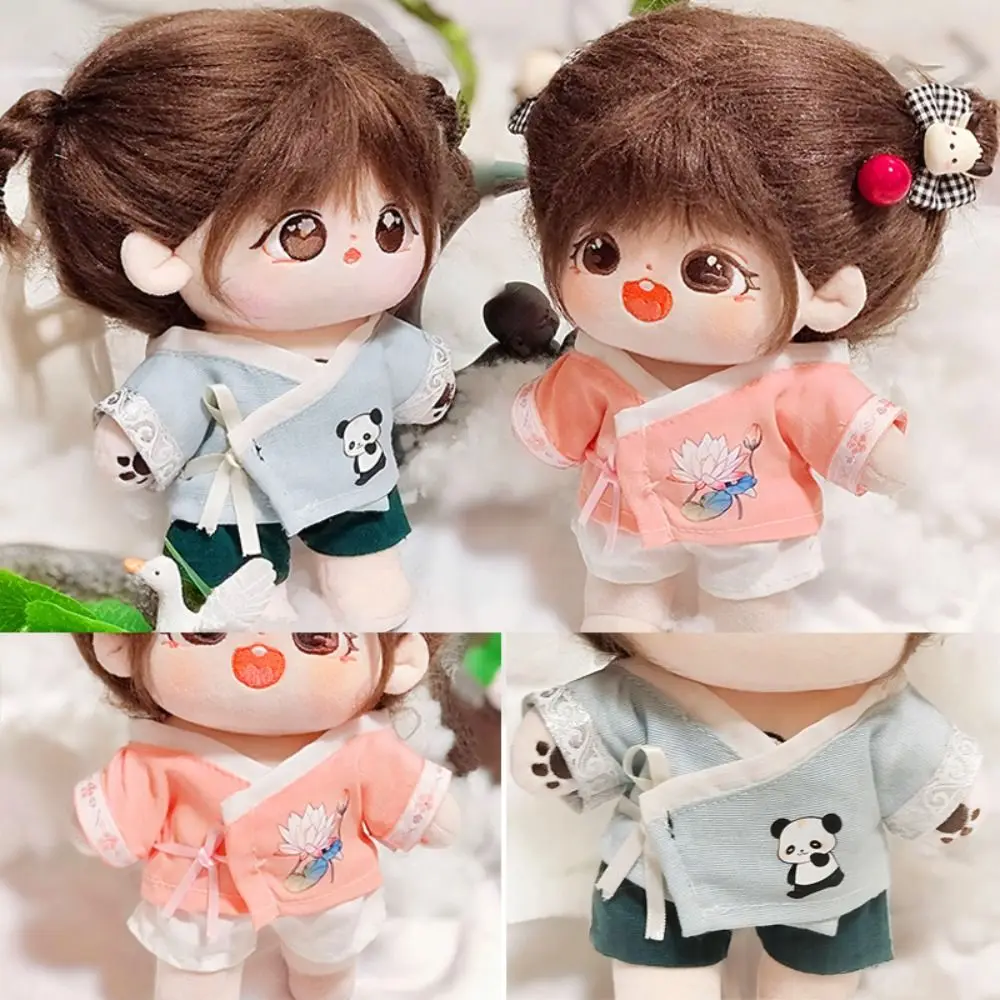 15/20cm Doll Clothes Fashion Chinese Style Dresses Suits Cute Ancient Coat Pants DIY Doll Clothing Accessories