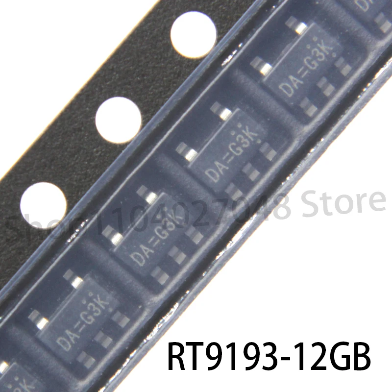 10PCS Brand new RT9193-12GB Silkscreen DA=G3K 1.2V SOT23-5 SMD Voltage Regulator