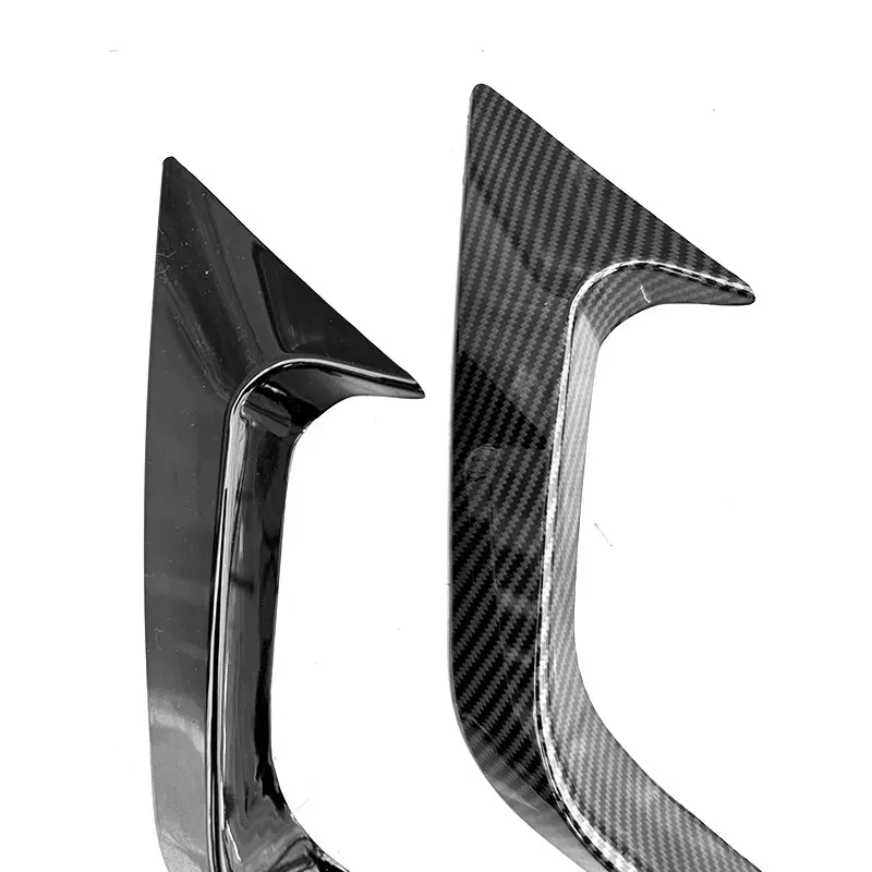 Front Bumper Wind Knife Decoration For Ford Fiesta ST MK7 2012 2013 2014 2015-2017 ABS Fog Lamp Cover Strips Trim Accessories view 5