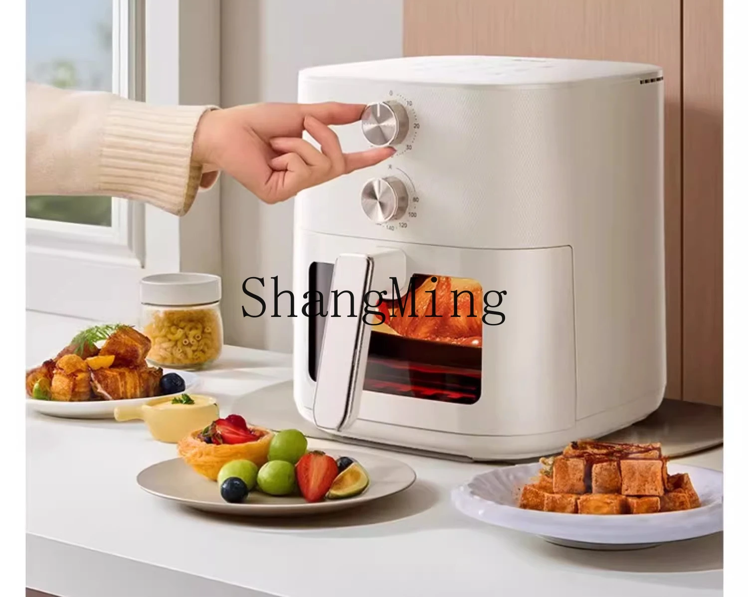 Forno friggitrice ad aria ZYY integrato per uso domestico di grande capacità tre in uno