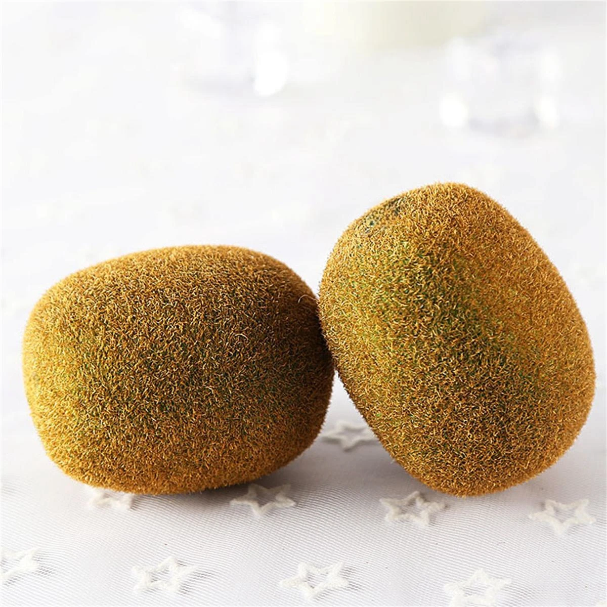 6 Stück, künstliche Kiwi-Früchte-Modelle, künstliche Früchte, Obsttablett für Zuhause, Restaurant, Party-Dekoration, Fotografie-Requisiten – Detail 6