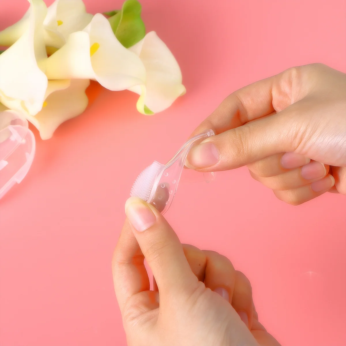 

Silicone Finger Toothbrush Small Durable Pet Oral Care Dog Cat Puppy Teeth Cleaner Gum Massage Pet Finger Toothbrush