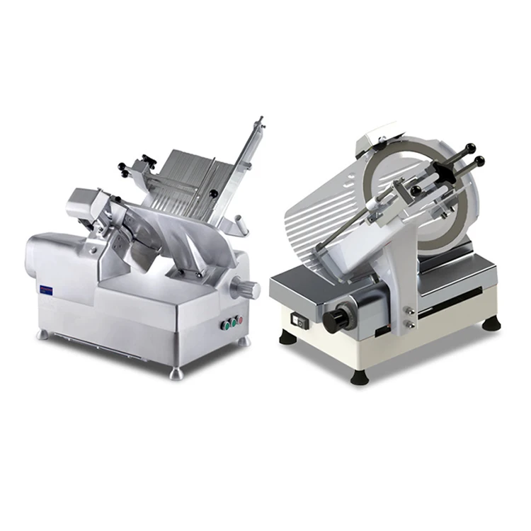 Automatic Commercial Electric Slicer Kitchen Catering Frozen Meat Multifunctional Table Slicer Beef Cutting Machine