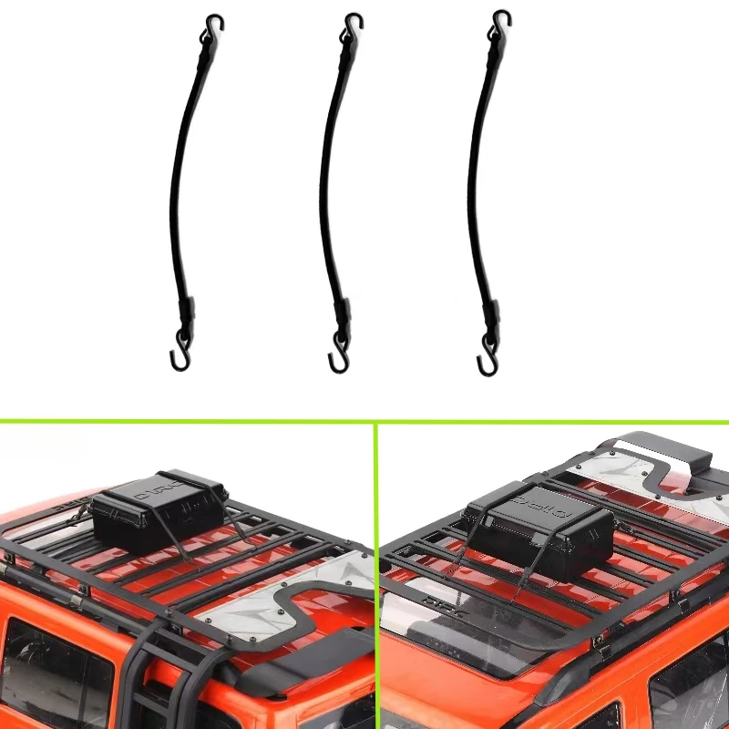 Luggage rack elastic strap 1/8 1/10 SCX10 TRX4 90046 RC4WD D90 D110 TRX6 Easy to control SXC10 KM Common to all models