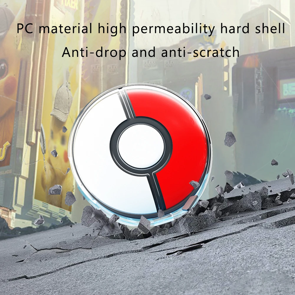 ل Pokemon GO Plus + PC شفاف حافظة متينة شاملة مشبك المحمولة واقية كم الذكية مكافحة قطرة اكسسوارات