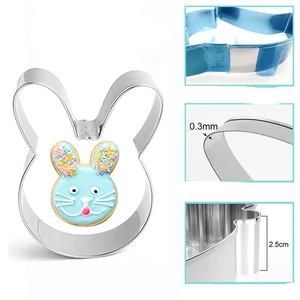 ديزني ميكي ميني ماوس الفولاذ المقاوم للصدأ بسكويت العفن كعكة العفن DIY أواني الخبز كوكي اكسسوارات الطبخ فطيرة العفن 5 قطع أعلى 6 مبيعات من قوالب ديزني للجص - رقم 1