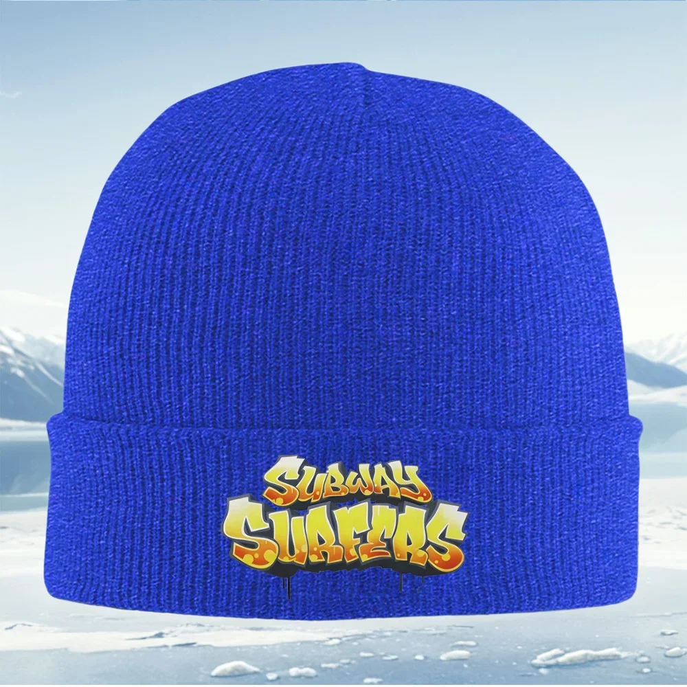 2026 Graffiti Subway Surfers,yellow,orange Men Women Unisex Knitted Hat Beanie Pullover Cap Winter Thermal Warm Christmas Outdoo view 6