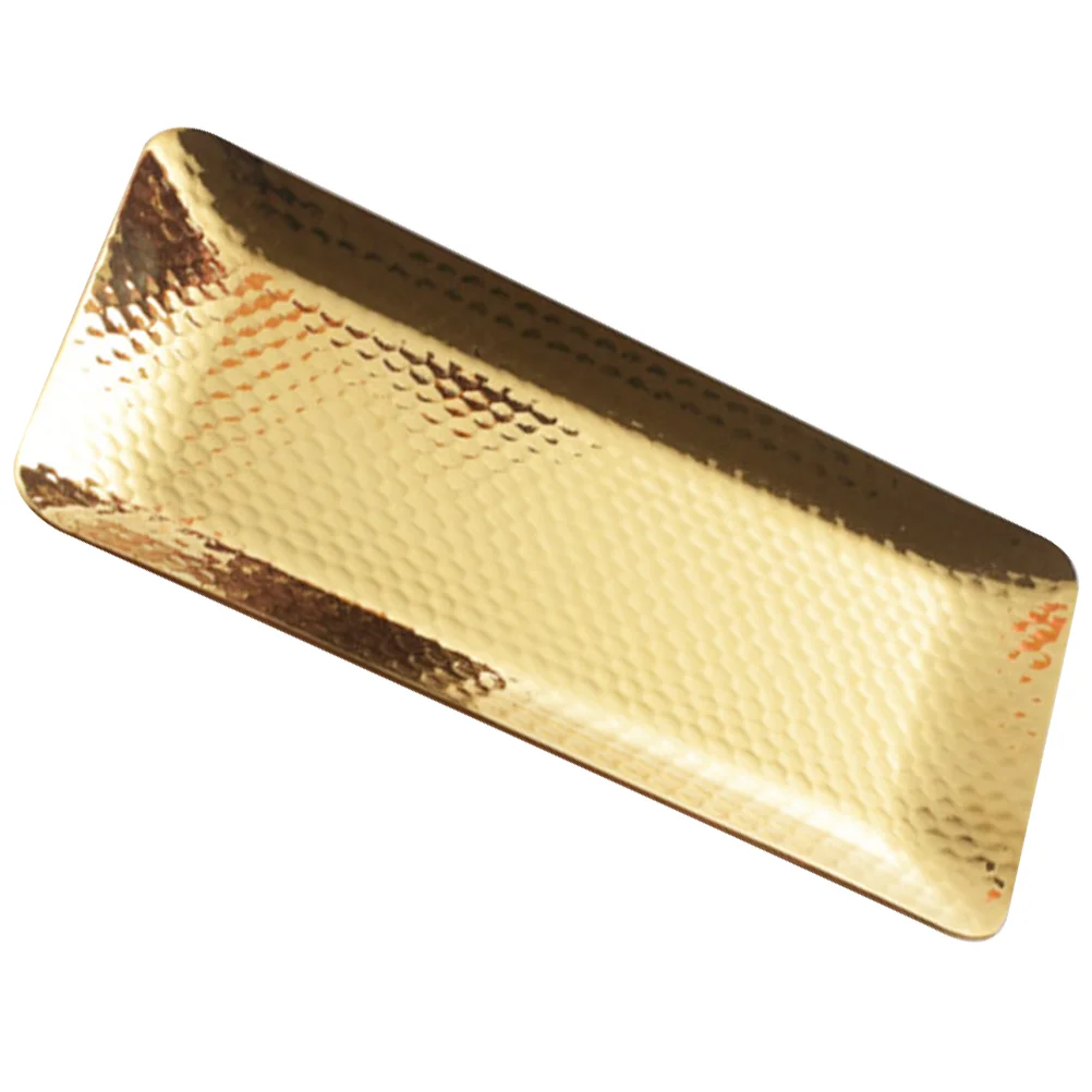 

Biscuit Stainless Steel Storage Tray Girl Goldendoodle Ornament Platter Trinket