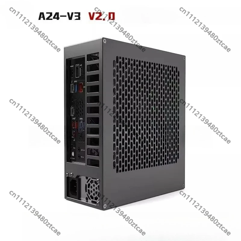 All Aluminum Alloy Mini ITX Case Portable Compact Desktop Computer Housing, Small Form Factor PC Assembly Accessories