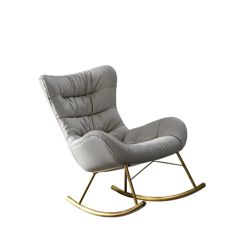 

Простое современное домашнее ленивое кресло, скандинавское кресло для балкона, спальни, дивана, кресла, роскошное кресло для отдыха, американское одноместное кресло-качалка