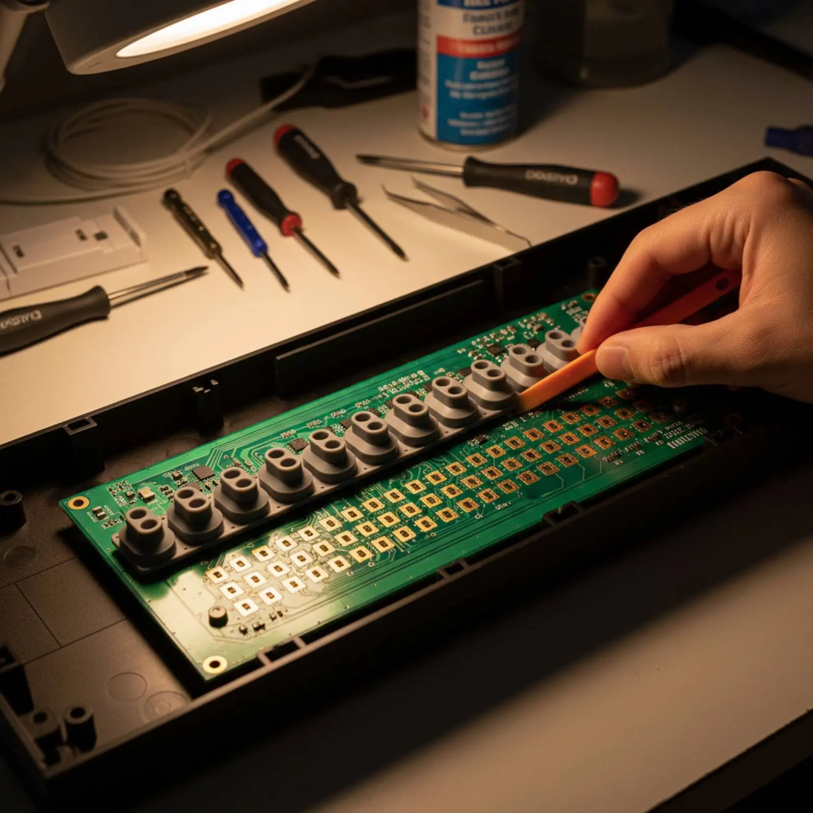 

Electronic Piano Key Contact High Resilient Conductive Rubber Contact Strip for Repair Technicians