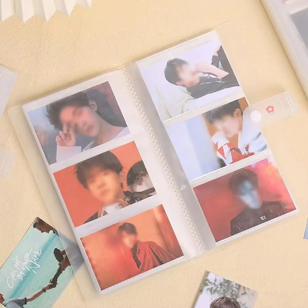 1Pcs Collect Book Photo Album PVC Transparent Picture Card Holder 80/160 Slots 3/4/5/6/7 Inch Photocard Holder Idol Star