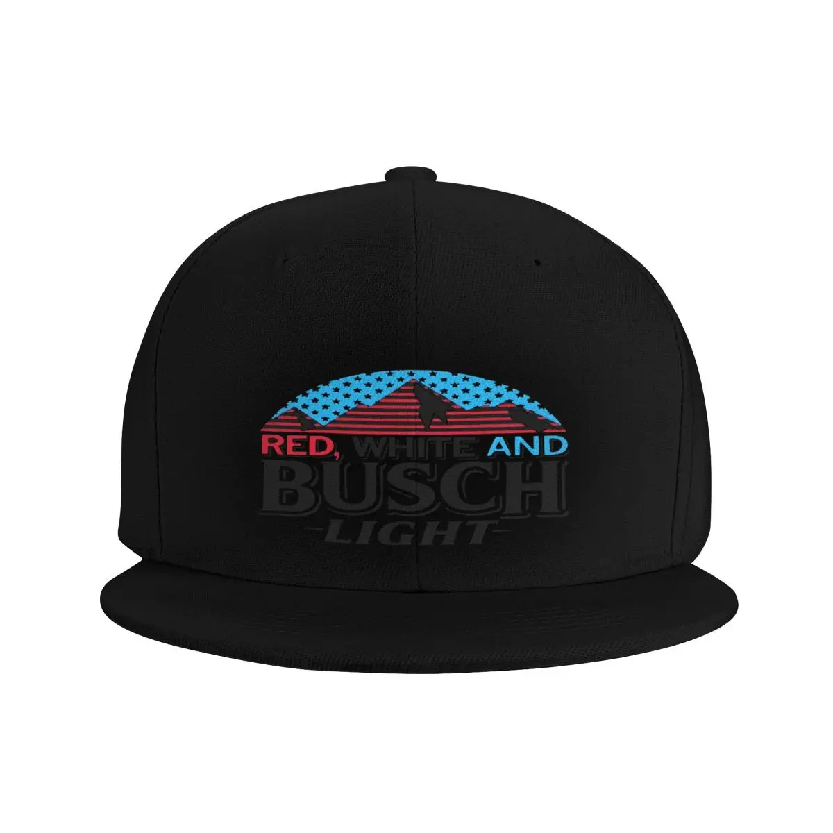 Red White And Busch Flag With Pocket Fourth 1 Men Cap Men's Caps Custom Logo Cap Free Shipping Man Hat Baseball Cap