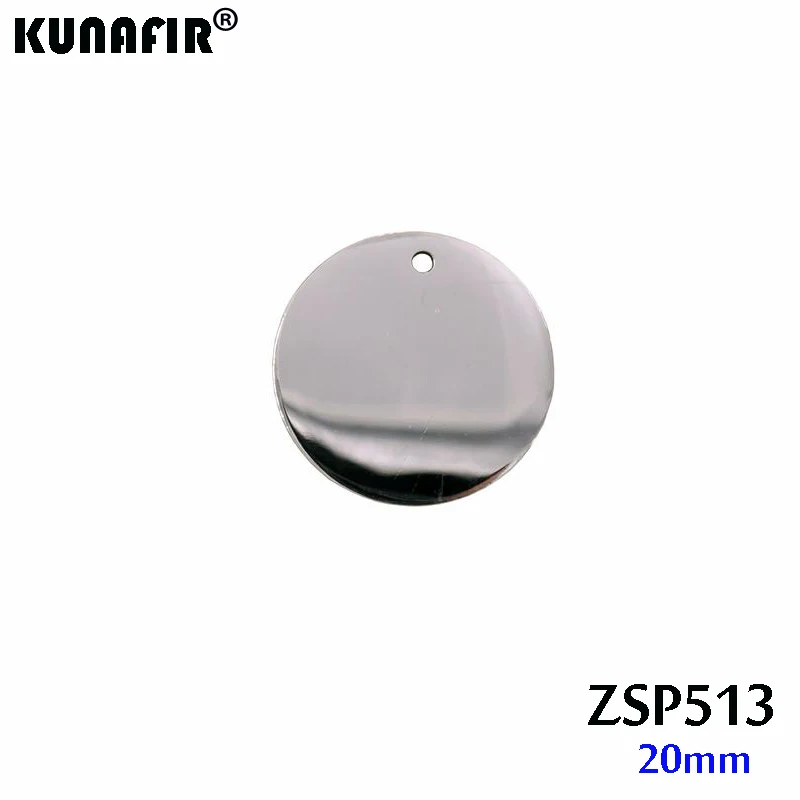 Laser Logo 15mm 20mm Bigger Stainless Steel Tags Labels Jewelry Tab Parts Accessories ZSP512 ZSP513