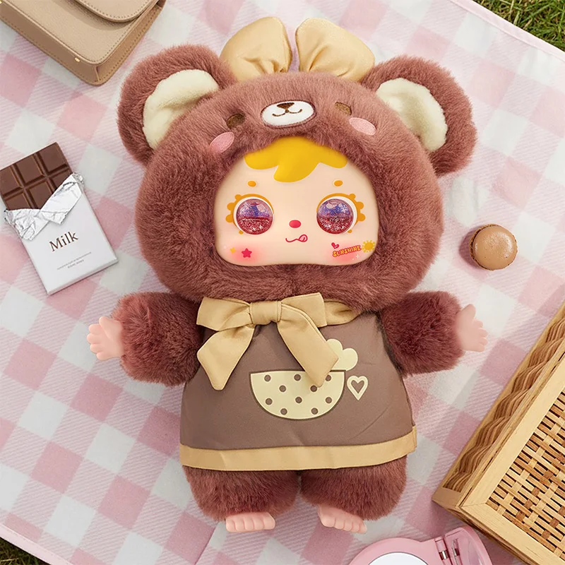 حقيقي صموئيل 400% حجم معكرون سلسلة صندوق أعمى العصرية لطيف أفخم دمية مفاجأة هدية للفتيات والنساء #3