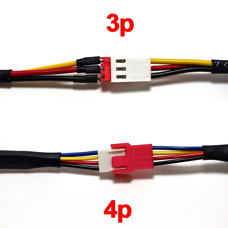 1Pcs Fan Resistor Cable 3 / 4 Pin Male to 3 / 4Pin Female Connector Reduce PC CPU Fan Speed Noise Resistor Slow down Cables
