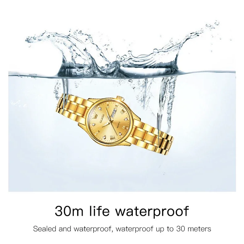 2025 latestOPK Brand Waterproof Dual Calendar WOMEN'S Quartz Watch 8121(Free shipping)