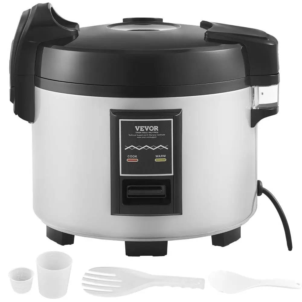 

70 Cup Commercial Rice Cooker 15L Non Stick Pot 12 Hour Keep Warm Function for Restaurant Use