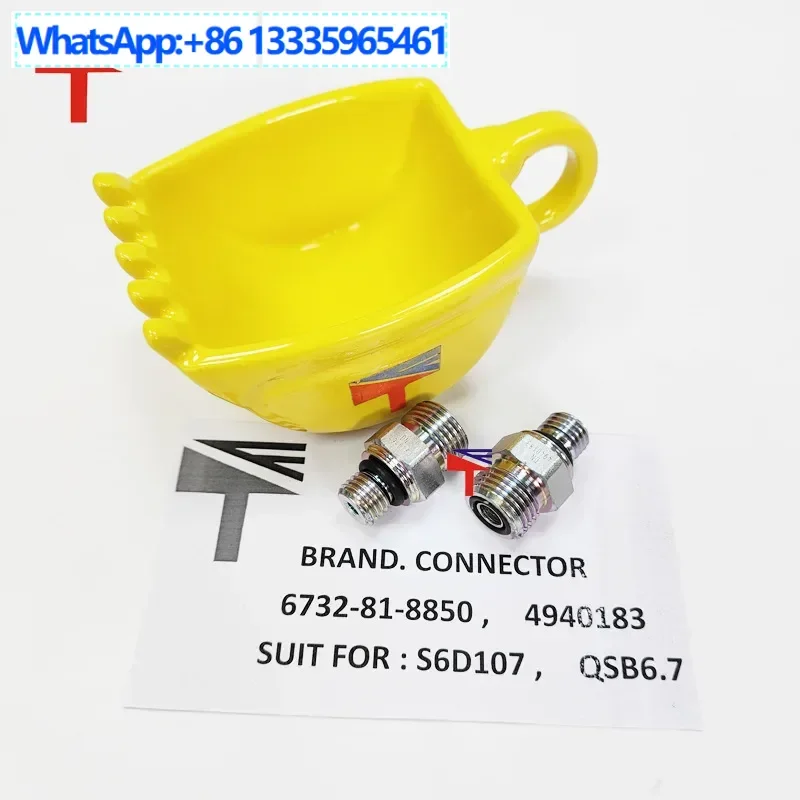 

Supercharger pipe connector 6732-81-8850 suitable for construction machinery S6D107 QSB6.7 engine