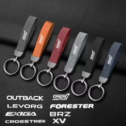 Car Keychain Key Ring Anti-loss Keyring Pendants For Subaru STI Legacy Crosstrek XV Outback Tribeca Levorg BRZ Exiga Accessories
