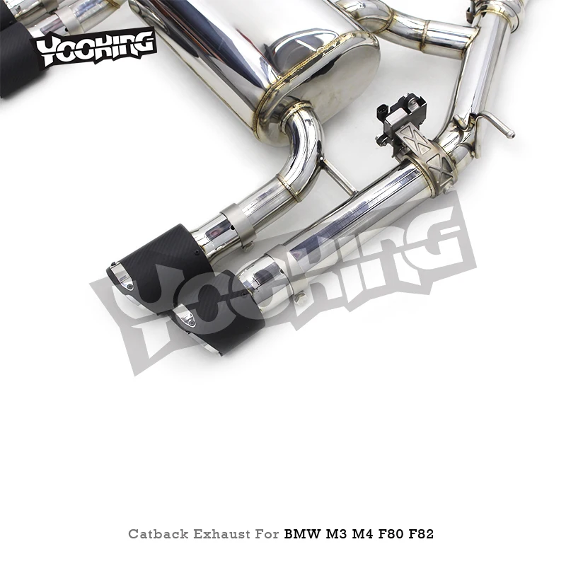 OEM Stainless Steel Catback for BMW M3/M4 F80/F82 3.0T 2014-2019 Muffler Exhaust Pipes Valvetronic Enhanced Power